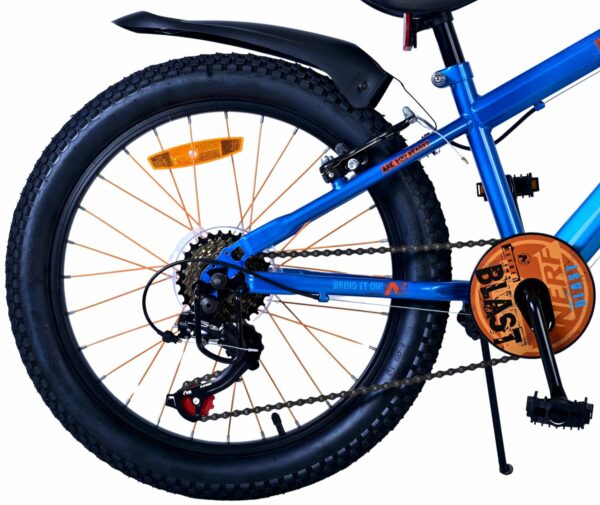 NERF Kinderfiets – Jongens – 20 inch – Satijn Blauw – 6 Speed