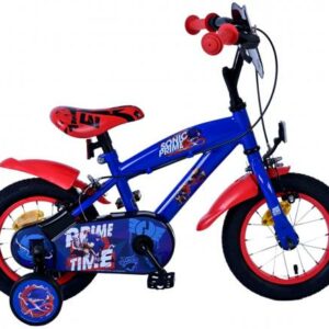 Sonic Prime Kinderfiets – Jongens – 12 inch – Blauw Rood – Twee handremmen