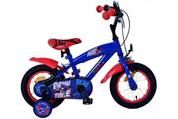 Sonic Prime Kinderfiets – Jongens – 12 inch – Blauw Rood – Twee handremmen