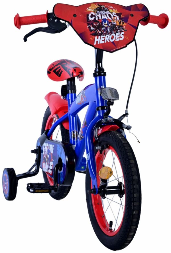 Sonic Prime Kinderfiets – Jongens – 14 inch – Blauw Rood