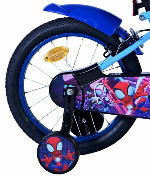 Spidey Kinderfiets – Jongens – 16 inch – Blauw – Twee handremmen
