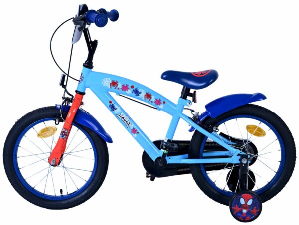 Spidey Kinderfiets – Jongens – 16 inch – Blauw – Twee handremmen