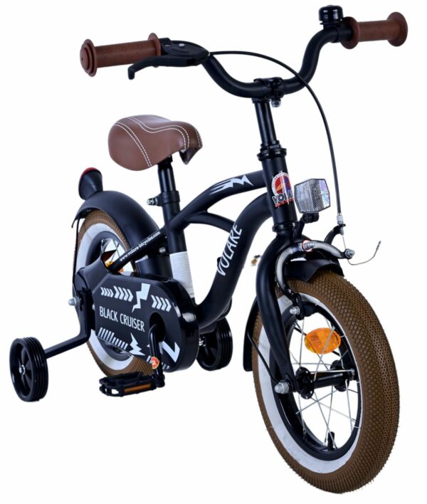 Volare Black Cruiser Kinderfiets – Jongens – 12 inch – Zwart