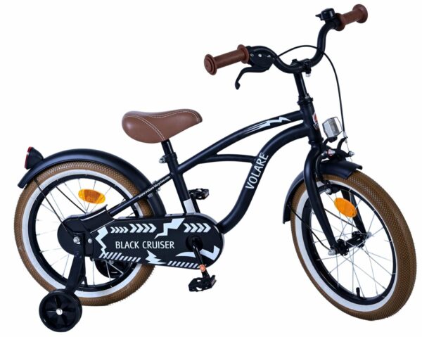 Volare Black Cruiser Kinderfiets – Jongens – 16 inch – Zwart