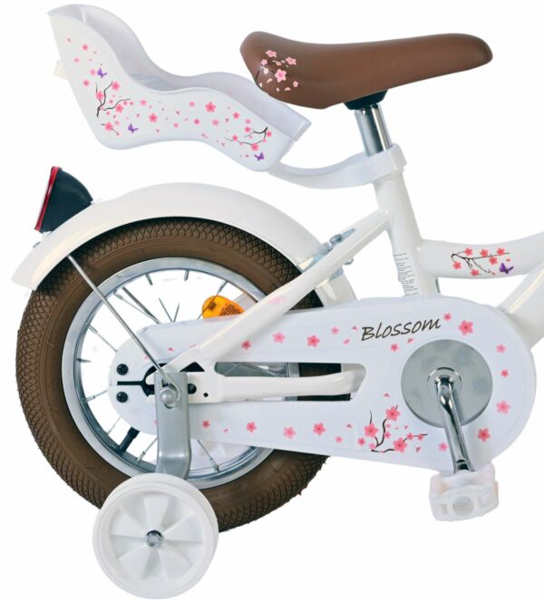 Volare Blossom Kinderfiets – Meisjes – 12 inch – Wit