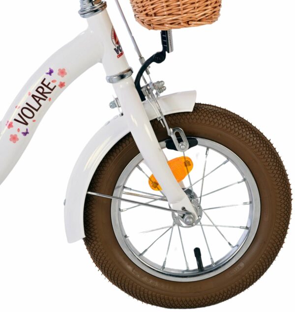 Volare Blossom Kinderfiets – Meisjes – 12 inch – Wit
