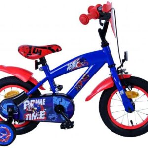 Sonic Prime Kinderfiets – Jongens – 12 inch – Blauw Rood