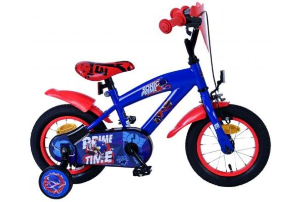 Sonic Prime Kinderfiets – Jongens – 12 inch – Blauw Rood
