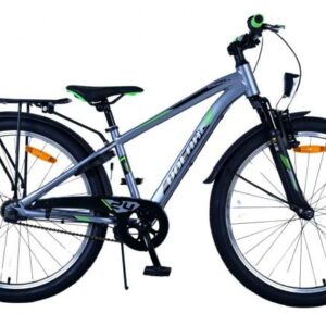 Volare Cross Kinderfiets – Jongens – 24 inch – donker Grijs- 3 versnellingen