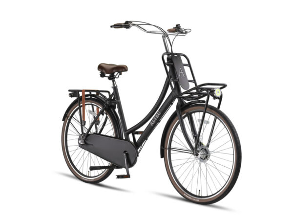 Altec Retro Transportfiets 28inch Dames 57cm Mat Zwart