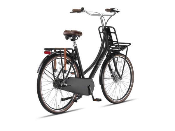 Altec Retro Transportfiets 28inch Dames 57cm Mat Zwart