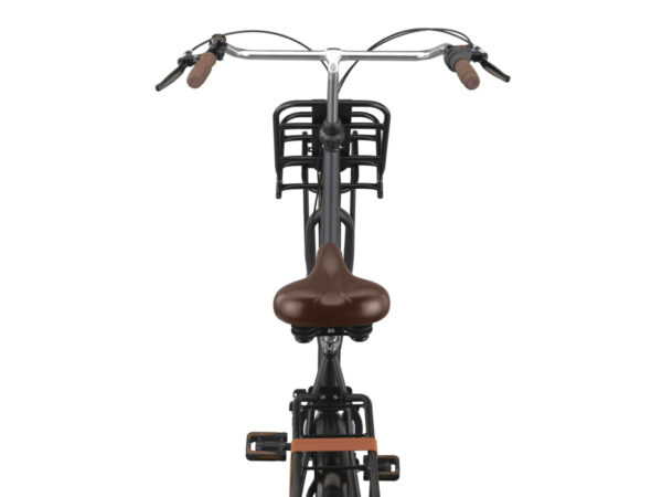 Altec Retro Transportfiets 28inch Dames 57cm Mat Zwart
