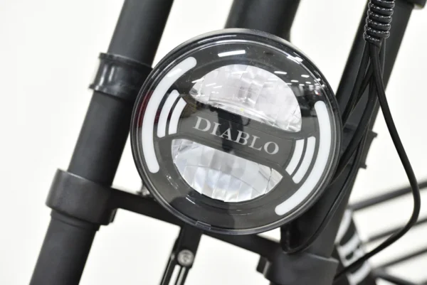 Diablo Zipper E-Fatbike Zwart