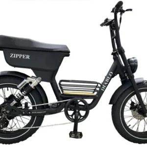 Diablo Zipper E-Fatbike Zwart