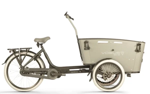 Vogue Carry 3 Elektrische Bakfiets Grijs