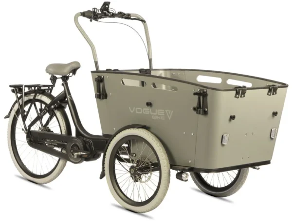 Vogue Carry 3 Elektrische Bakfiets Grijs