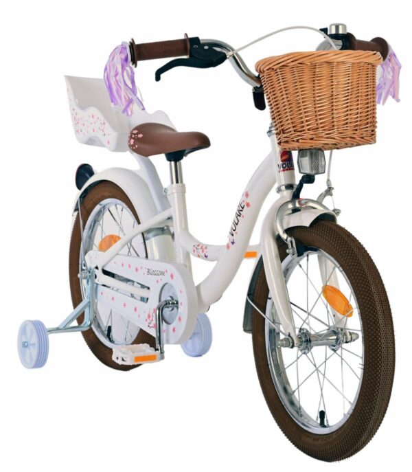 Volare Blossom Kinderfiets – Meisjes – 16 inch – Wit