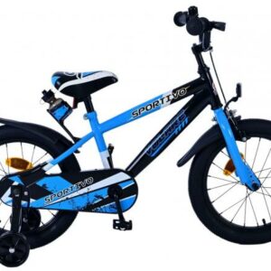 Volare Sportivo Kinderfiets – Jongens – 16 inch – Blauw Zwart