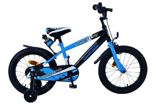 Volare Sportivo Kinderfiets – Jongens – 16 inch – Blauw Zwart