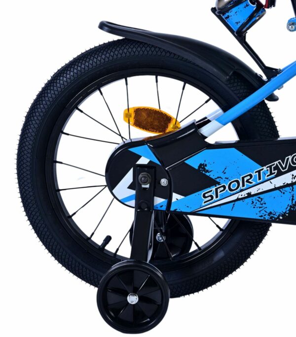 Volare Sportivo Kinderfiets – Jongens – 16 inch – Blauw Zwart