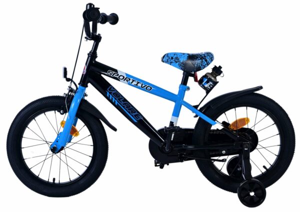 Volare Sportivo Kinderfiets – Jongens – 16 inch – Blauw Zwart