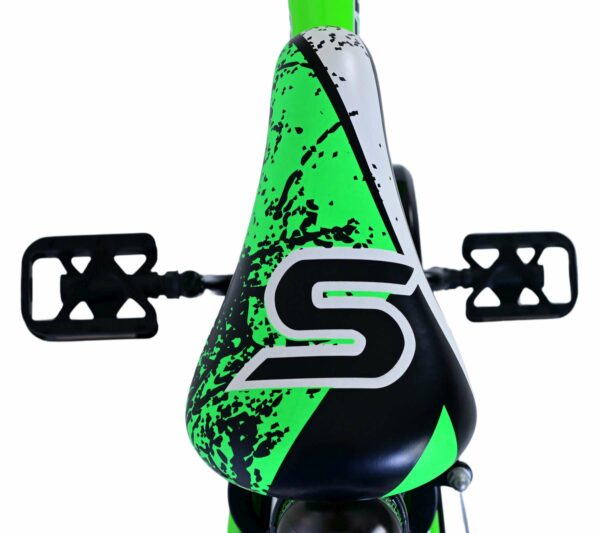 Volare Sportivo Kinderfiets – Jongens – 16 inch – Groen Zwart – Twee Handremmen