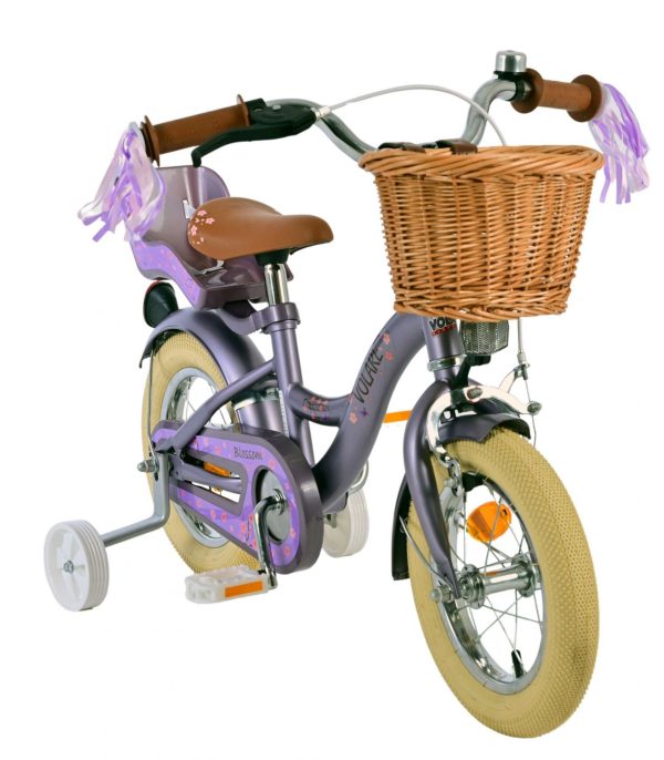 Volare Blossom Kinderfiets – Meisjes – 12 inch – Paars