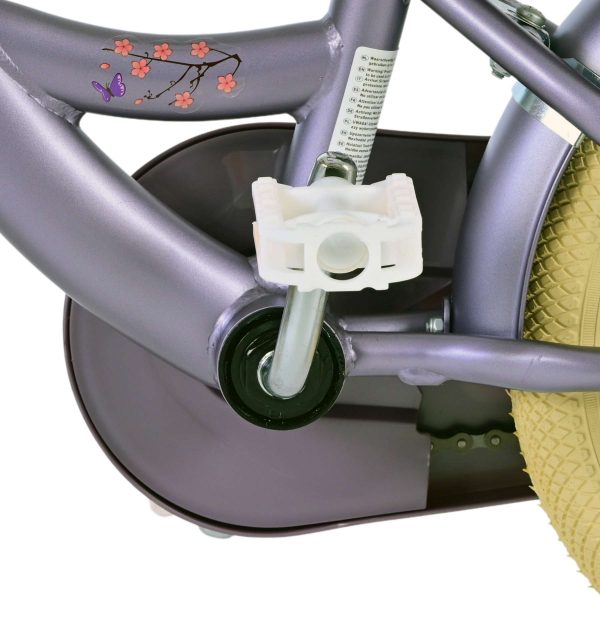 Volare Blossom Kinderfiets – Meisjes – 12 inch – Paars