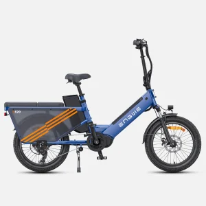 ENGWE LE20 Longtail Mid-Driive Cargo E-bike – Blauw