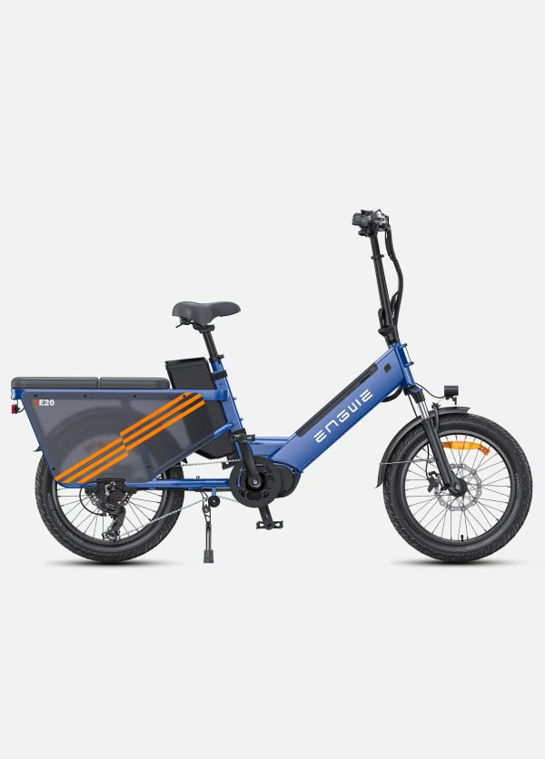 ENGWE LE20 Longtail Mid-Driive Cargo E-bike – Blauw