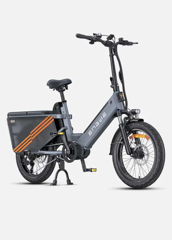 ENGWE LE20 Longtail Mid-Drive Cargo E-bike Grijs