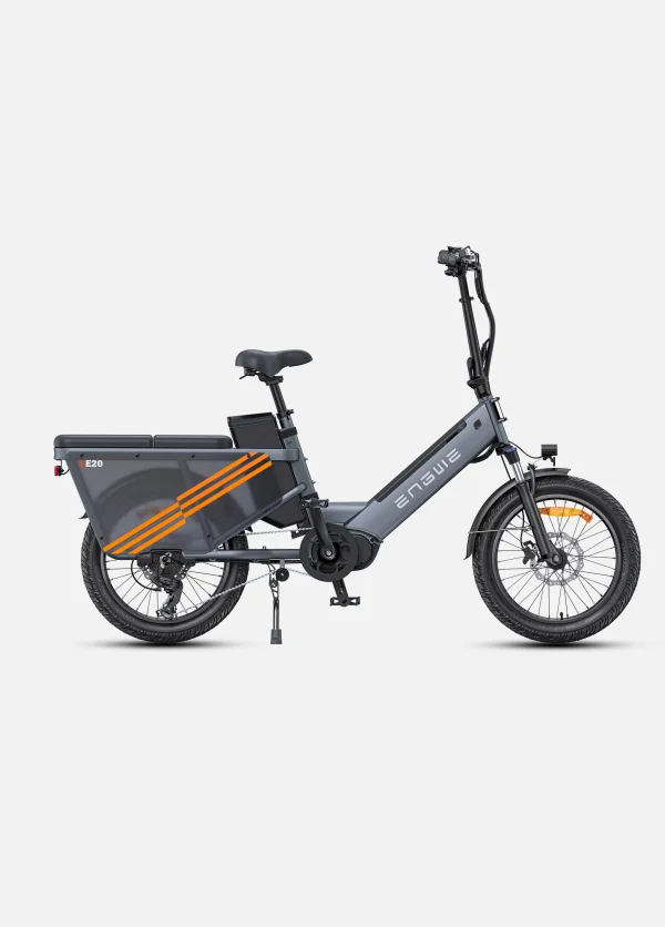 ENGWE LE20 Longtail Mid-Drive Cargo E-bike Grijs