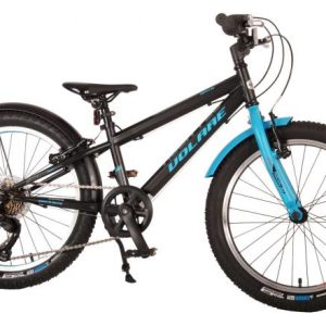Volare Rocky Kinderfiets – 20 inch – Blauw Zwart – 85% afgemonteerd – 6 speed – Prime Collection