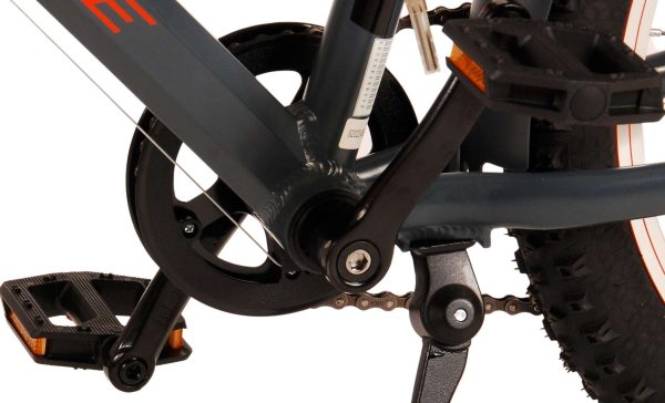 Volare Rocky Kinderfiets – 20 inch – Grijs Oranje – 6 speed – Prime Collection