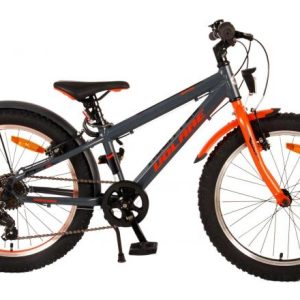 Volare Rocky Kinderfiets – 20 inch – Grijs Oranje – 6 speed – Prime Collection
