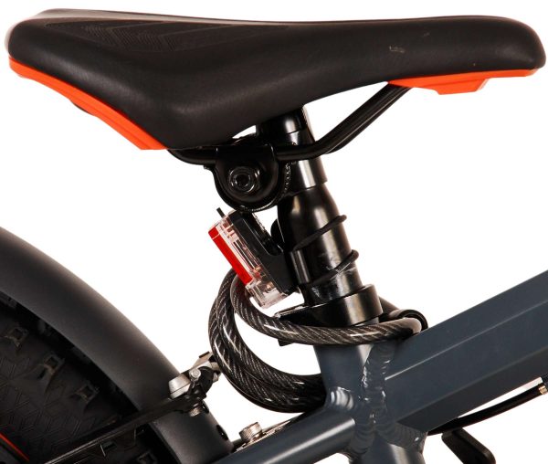 Volare Rocky Kinderfiets – 20 inch – Grijs Oranje – 6 speed – Prime Collection