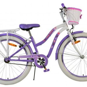 Volare Lovely Kinderfiets – Meisjes – 24 inch – Paars – Twee handremmen