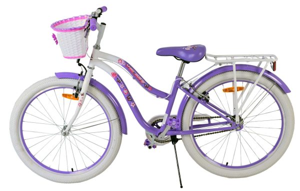 Volare Lovely Kinderfiets – Meisjes – 24 inch – Paars – Twee handremmen