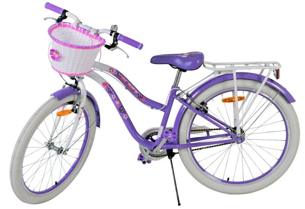 Volare Lovely Kinderfiets – Meisjes – 24 inch – Paars – Twee handremmen