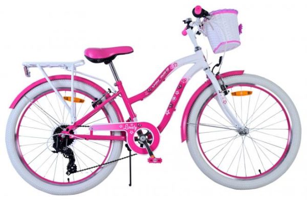 Volare Lovely Kinderfiets – Meisjes – 24 inch – Roze – 7 Versnellingen
