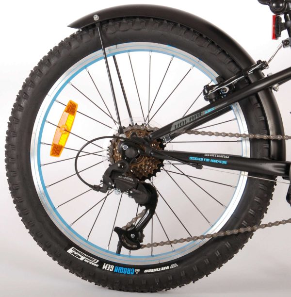 Volare Rocky Kinderfiets – 20 inch – Blauw Zwart – 85% afgemonteerd – 6 speed – Prime Collection