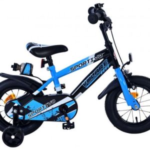Volare Sportivo Kinderfiets – Jongens – 12 inch – Blauw Zwart