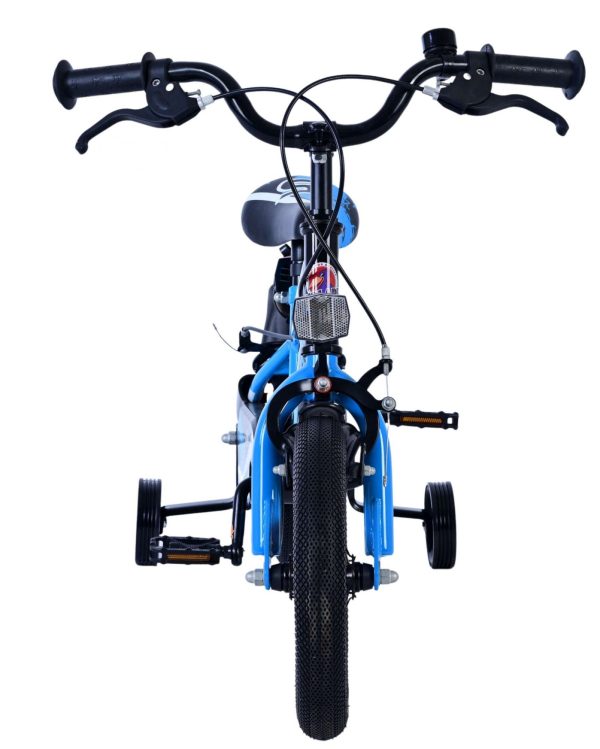 Volare Sportivo Kinderfiets – Jongens – 12 inch – Blauw Zwart – Twee Handremmen