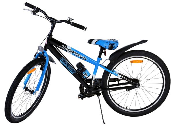 Volare Sportivo Kinderfiets – Jongens – 24 inch – Zwart Blauw
