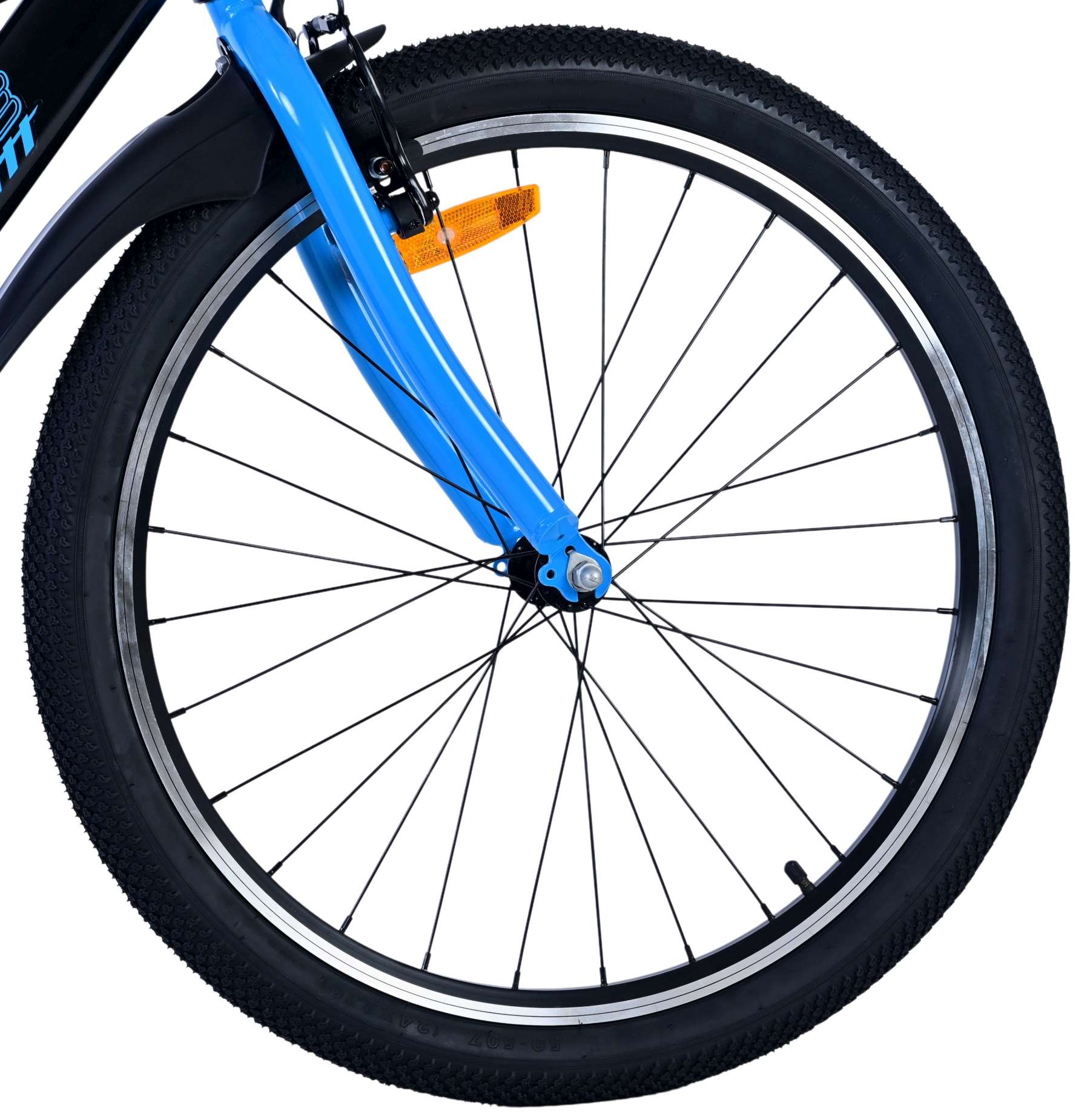 Volare Sportivo Kinderfiets – Jongens – 24 inch – Zwart Blauw – Twee Handremmen