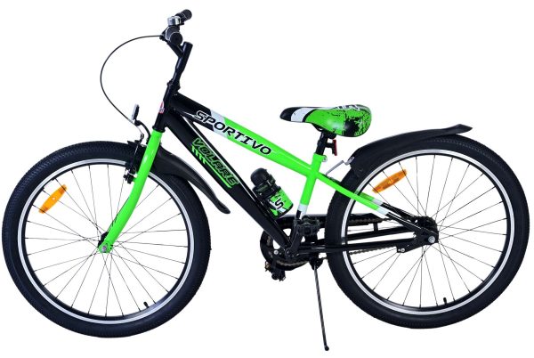 Volare Sportivo Kinderfiets – Jongens – 24 inch – Zwart Groen