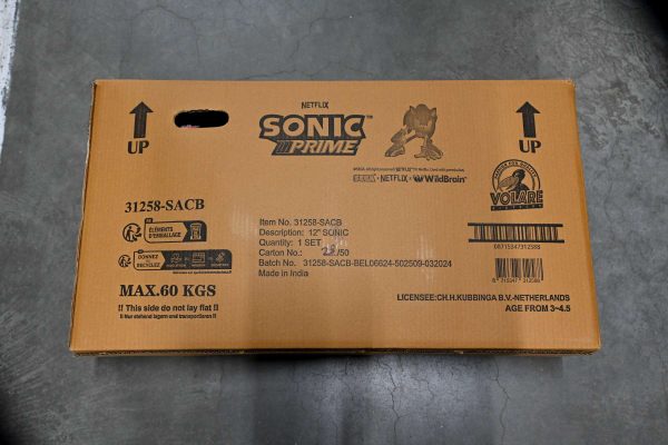 Sonic Prime Kinderfiets – Jongens – 12 inch – Blauw Rood