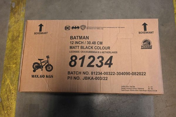 Batman Kinderfiets – Jongens – 12 inch – Zwart
