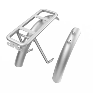 ADO Air Carbon aluminium spatborden en achterdrager – Zilver