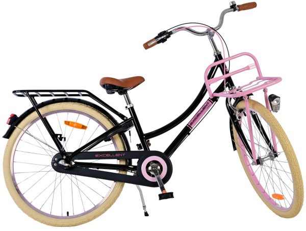 Volare Excellent Kinderfiets – Meisjes – 24 inch – Zwart – 3 Versnellingen